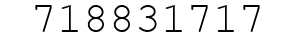Number 718831717.