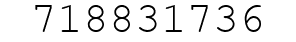 Number 718831736.