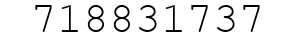Number 718831737.