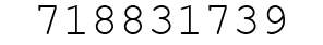 Number 718831739.
