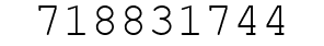 Number 718831744.