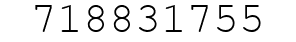 Number 718831755.