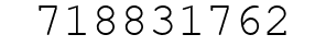 Number 718831762.