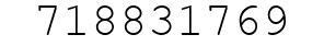 Number 718831769.