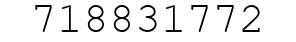 Number 718831772.
