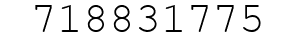 Number 718831775.