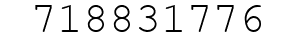 Number 718831776.