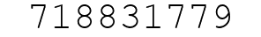 Number 718831779.