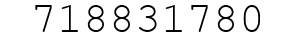 Number 718831780.