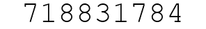Number 718831784.
