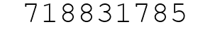 Number 718831785.