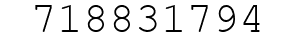 Number 718831794.