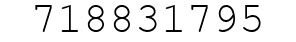 Number 718831795.