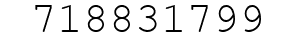 Number 718831799.