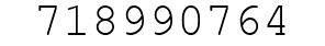 Number 718990764.