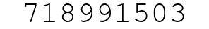 Number 718991503.