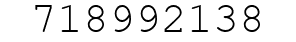Number 718992138.