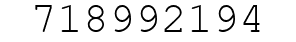 Number 718992194.