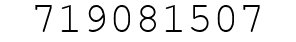 Number 719081507.
