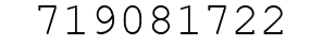 Number 719081722.