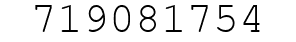 Number 719081754.