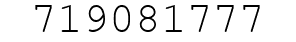 Number 719081777.
