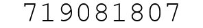 Number 719081807.