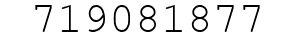 Number 719081877.