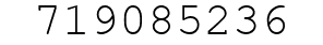 Number 719085236.