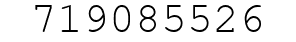 Number 719085526.