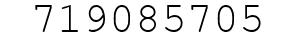 Number 719085705.