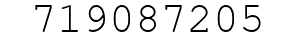 Number 719087205.