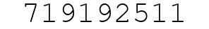Number 719192511.