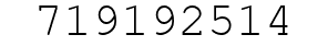 Number 719192514.