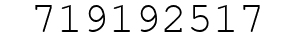 Number 719192517.