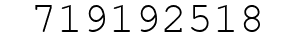 Number 719192518.