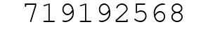 Number 719192568.