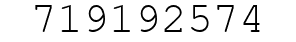 Number 719192574.