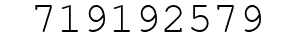Number 719192579.