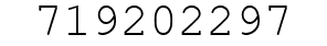 Number 719202297.