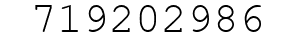 Number 719202986.