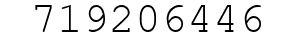 Number 719206446.