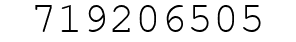 Number 719206505.