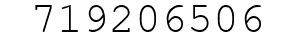 Number 719206506.