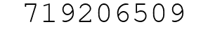 Number 719206509.
