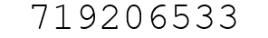 Number 719206533.
