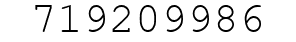 Number 719209986.
