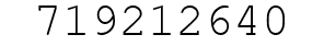 Number 719212640.