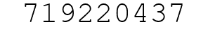 Number 719220437.