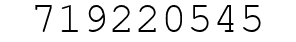 Number 719220545.